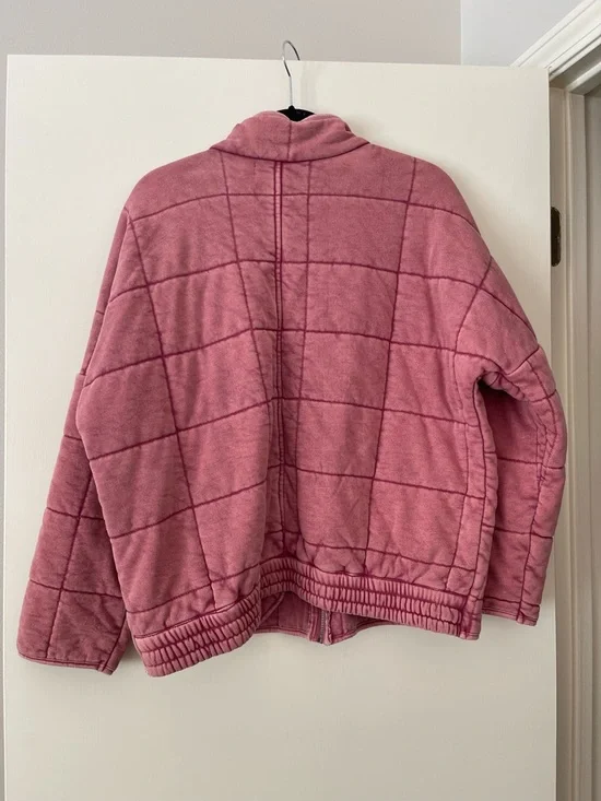 Forever 21 Dusty Rose Corded Puffer Jacket - Picture 2 of 3